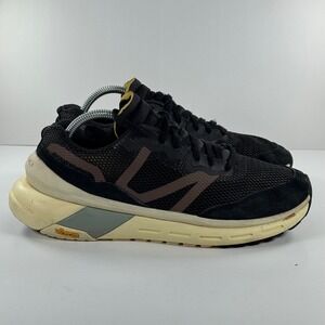 Brandblack Capo Mens Black Brown Mesh Suede Vibram Sneakers US 9 F-28-1